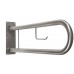 Barra Apoio Sanita Rebatível C/S Porta-Rolos Aço Inox - 83x22 ou 60x22